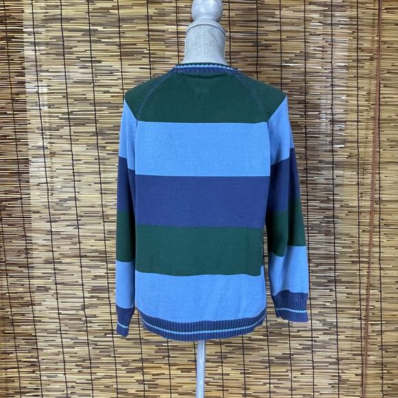 Tommy Hilfiger Bold Stripe Pullover Sweater size Mens M - Picture 4 of 8